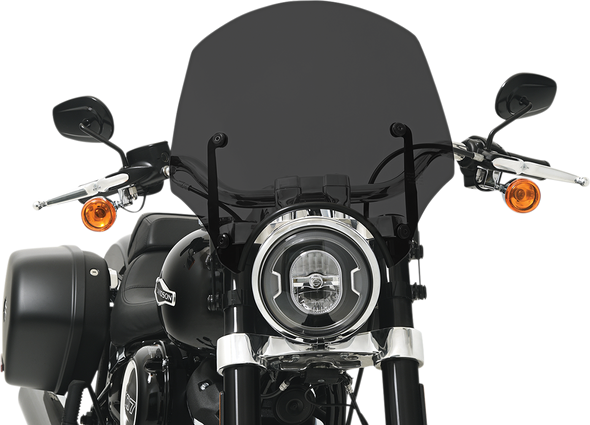 Memphis Shades El Paso Windshield - 15" - 9" Headlight Cutout - Dark Black Smoke Mep5265 Memphis Shades El Paso Windshield - 15" - 9" Headlight Cutout - Dark Black Smoke Mep5265