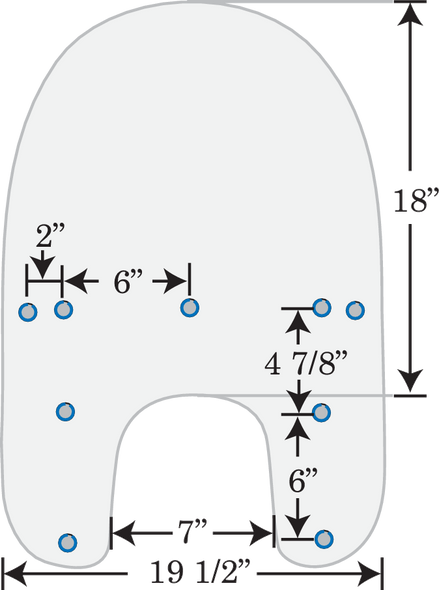 Memphis Shades Replacement Windshield - 17" - Clear - Fx/R/D/L Mep6230 Memphis Shades Replacement Windshield - 17" - Clear - Fx/R/D/L Mep6230