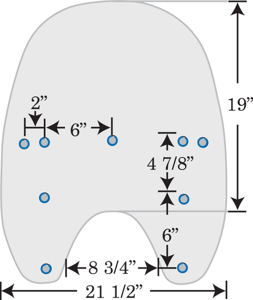 Memphis Shades Replacement Shield - 17" - Wide - Clear Mep6240 Memphis Shades Replacement Shield - 17" - Wide - Clear Mep6240