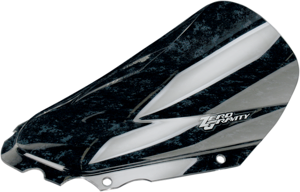 Zero Gravity Double Bubble Windscreen - Clear - Klr 16-206-01