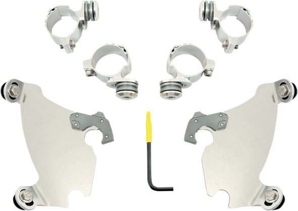 Memphis Shades Gauntlet Mounting Kit - Polished - Xl Mek1981