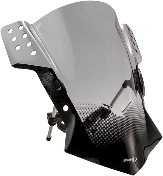 Puig Hi-Tech Parts New Generation Windscreen - 15-3/8" - Smoke 5881H