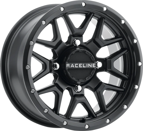 Raceline Wheels Wheel - Krank - Simulated Beadlock - Front/Rear - Black - 14X7 - 4/156 - 6+1 (+38 Mm) A94B-47056+38 Raceline Wheels Wheel - Krank - Simulated Beadlock - Front/Rear - Black - 14X7 - 4/156 - 6+1 (+38 Mm) A94B-47056+38