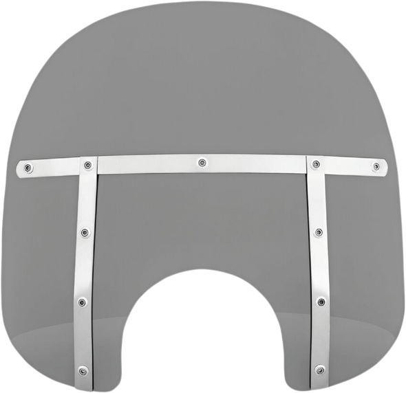 Memphis Shades Fats Windshield - 15" - Headlight - Black Smoke Mem31212
