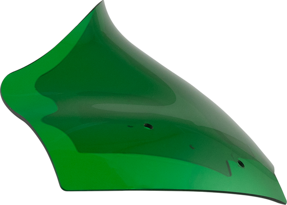 Kolor Flare Windshield - 10" - Green - Fltr Kww-01-0718