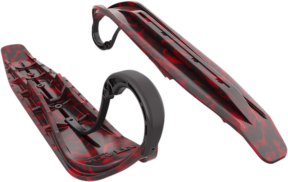 Slydog Skis Attack Ski - 7" - Black/Red Atkswrblkredlop