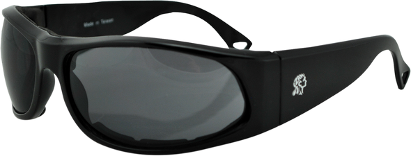 Zan Headgear California Sunglasses - Shiny Black - Smoke Ezca001