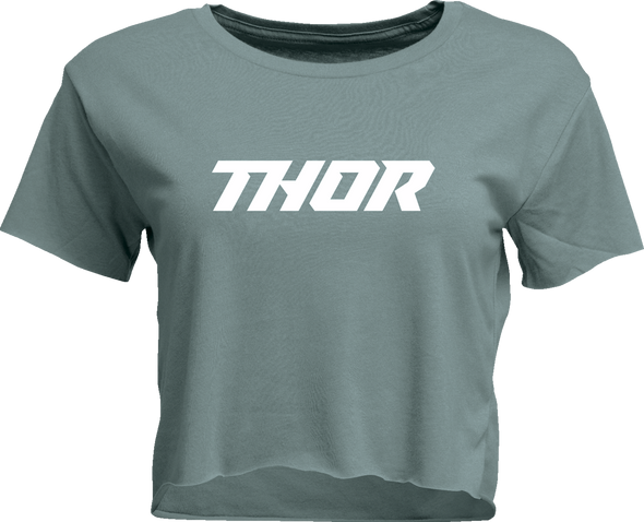 Women'S Corp Crop T-Shirt - Mineral - Large