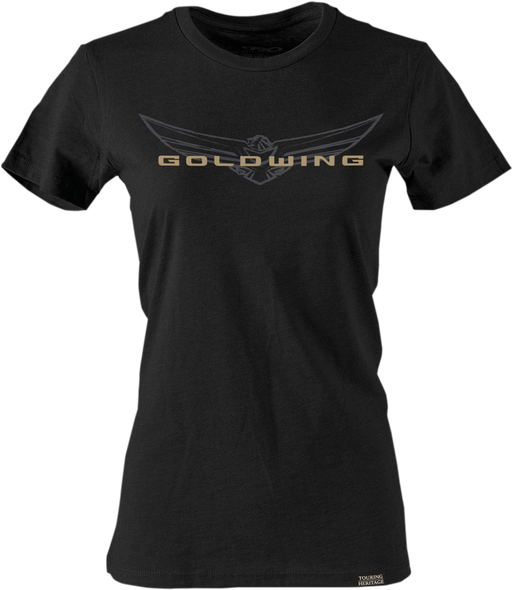 Factory Effex Women'S Goldwing Sketched T-Shirt - Black - Xl 25-87846
