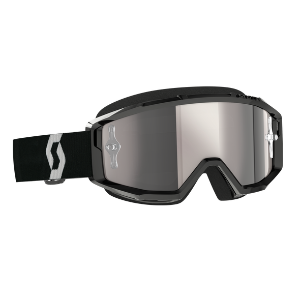 Scott Primal Goggles - Black/White - Silver Chrome Works 2785971007269