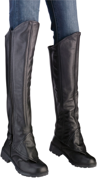 Z1R Women'S Half Chaps - Black - 2Xs/Xs