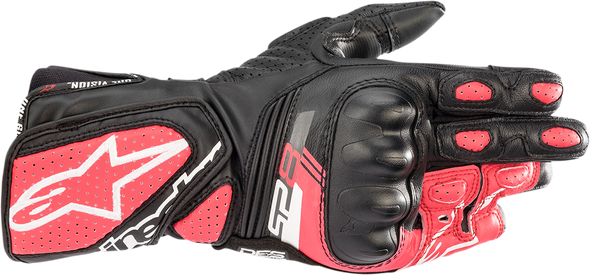 Stella Sp-8 V3 Gloves - Black/White/Diva Pink - Xl 3518321-1832-Xl