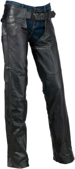 Z1R Women'S Sabot Chaps - Black - Xs