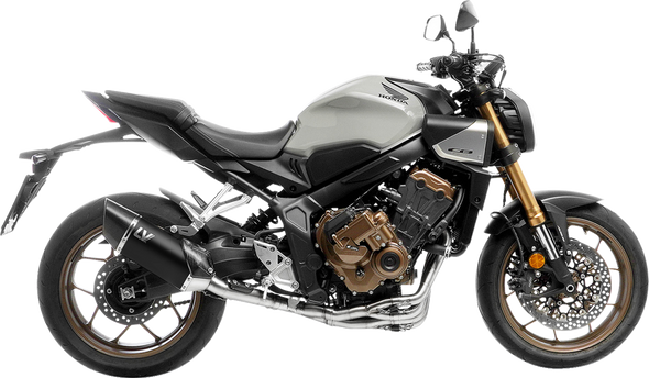 Leovince Lv-14 R Exhaust System - Black Edition - Honda Cb/Cbr 650 15611Bu