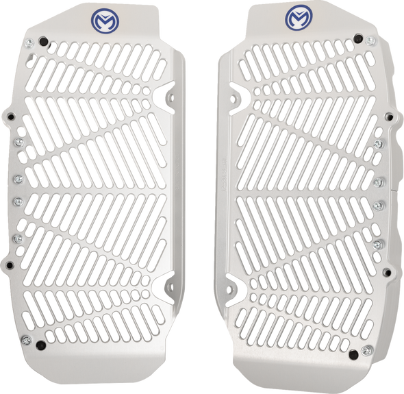Moose Offroad Radiator Guards - Silver - Triumph 45627