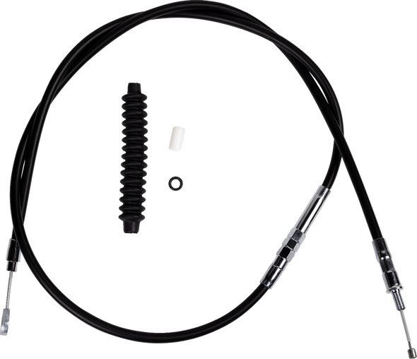 Drag Specialties High-Efficiency Black Vinyl Clutch Cable - 60-5/8"