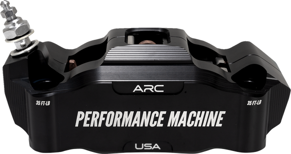 Performance Machine (Pm) Radial Mount Caliper, Front Left - Black Anodized 0052-2427-Mb