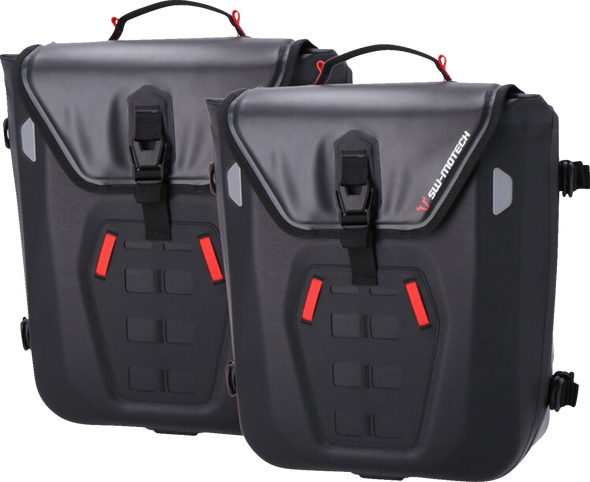 Sw-Motech Sysbag Side Bag System - Black - Triumph Bonneville T100/865 '04-'16 Bc.Sys.11.509.31000B