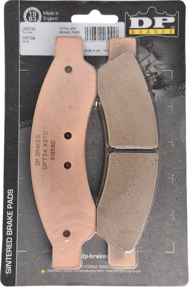 Dp Brakes Sintered Brake Pads - Maverick 1000R Dp734