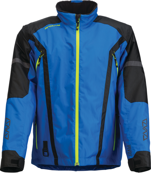 Arctiva Pivot 8 Jacket - Blue/Hi-Vis - 2Xl