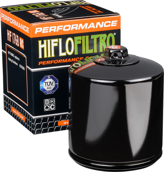 Hiflofiltro Performance Oil Filter - Black Hf176Brc