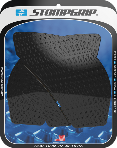 Stompgrip Traction Pad Tank Grips - Icon - Black - Ninja Zx-6R 55-14-0037B