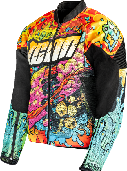 Icon Overlord3 Scatterbrain Mesh Jacket - Black - Large