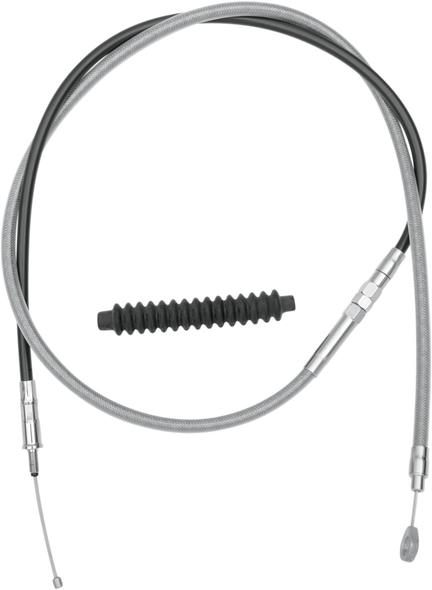 Drag Specialties High-Efficiency Braided Stainless Steel Clutch Cable - 64-15/16"
