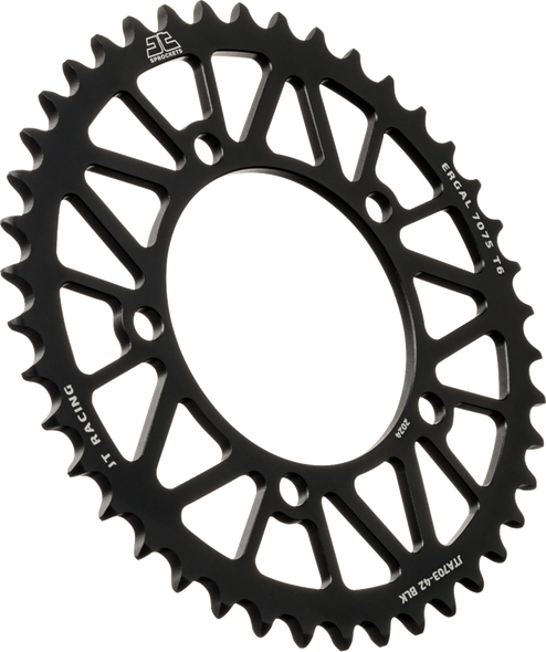 Jt Sprockets Rear Sprocket - Aluminum - 42 Tooth - Black - Aprilia Jta703.42Blk