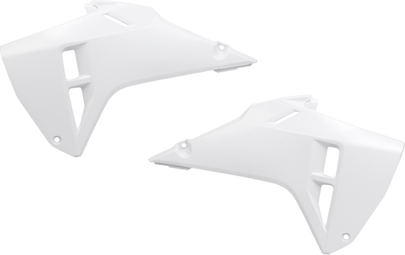 Ufo Radiator Covers - White - Honda - Crf 250 R/Rx Ho05619#041