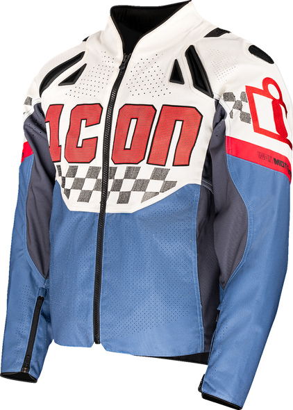 Icon Contra3 Hero Jacket - White/Blue - 3Xl