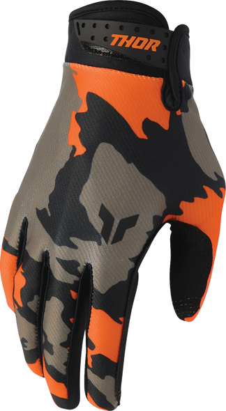 Thor Launchmode Hunter Gloves - Orange/Black - Xs