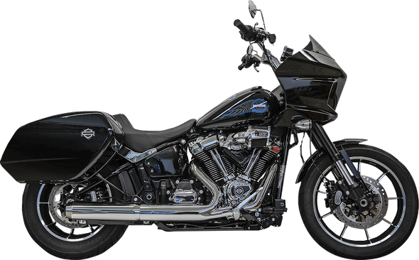 Bassani Xhaust 4" Slip-On Muffler With 2-1/2" X 10" Baffle Core - Chrome - 49-State 1S38Fp Bassani Xhaust 4" Slip-On Muffler With 2-1/2" X 10" Baffle Core - Chrome - 49-State 1S38Fp