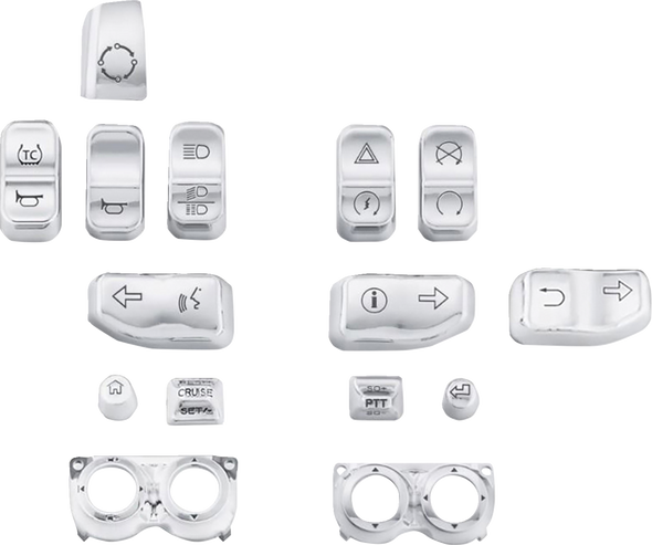 Drag Specialties Caps Swtch 16-18Flhtk