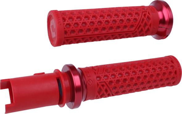 Odi Grips Lock On Vans Hd Cvo Cable Dark Red/Red V31Vhtcr-R