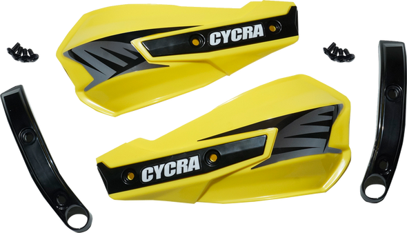 Cycra  Vortex Replacement Shield/Abrasion Guard Set - Yellow  1Cyc-1029-55