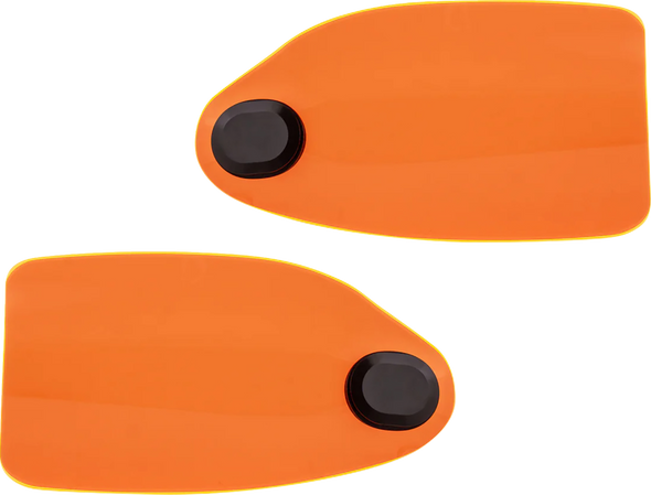 Klock Werks Hand Guards Flare - Hd - Cable Clutch - Orange Ice Kws-01-0125-Cc