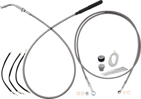 Fat Baggers Inc. Ez Instl Kt Upper Cltch Cbl, Brk Ln, For 11" Hbar, Stnls 249011-C