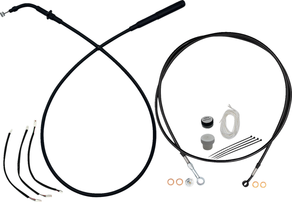 Fat Baggers Inc. Ez Instl Kt Upper Cltch Cbl, Brk Ln, For 12" Hbar, Black 249012-B