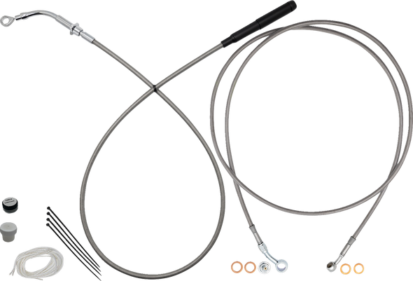 Fat Baggers Inc. Ez Instl Kt Upper Cltch Cbl, Brk Ln, For 14" Hbar, Stnls 219914-C