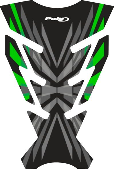 Puig Hi-Tech Parts Tank Pad Challenge Green 21752V