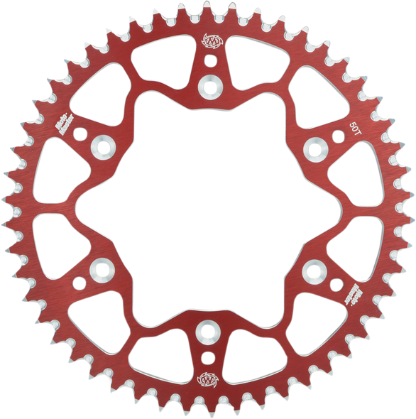 Moto-Master 7075 Series Alu Sprocket (Red, 520-50T) Honda 620022350