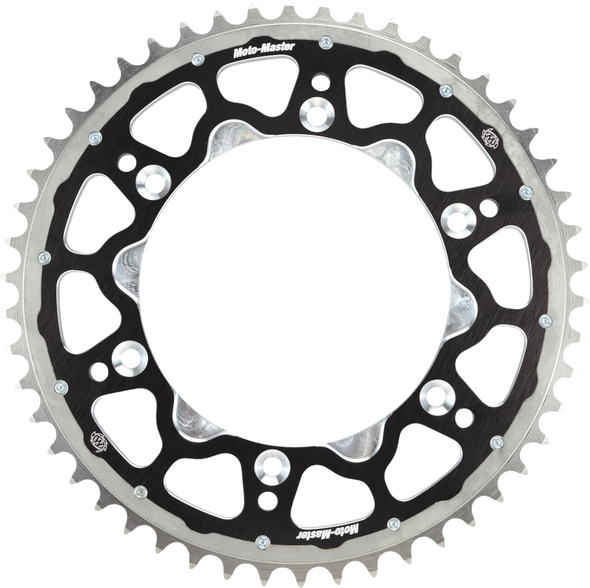 Moto-Master Fusion Series Dual Ring Sprocket (Black, 420-50T) Kaw,Suz 620063250