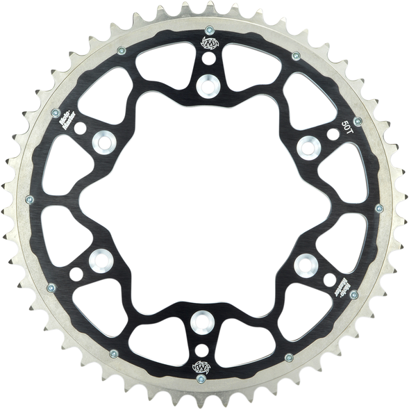 Moto-Master Fusion Series Dual Ring Sprocket (Black, 520-50T) 620073250