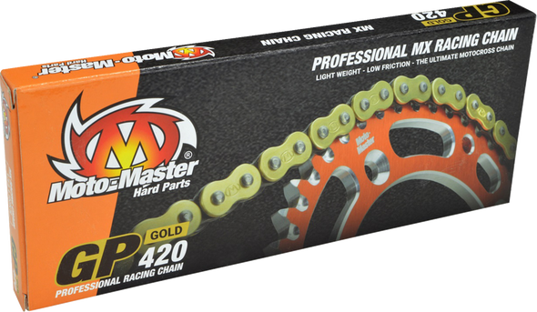 Moto-Master Mx Chain Gp-420G, 134 Links, Gold 642002