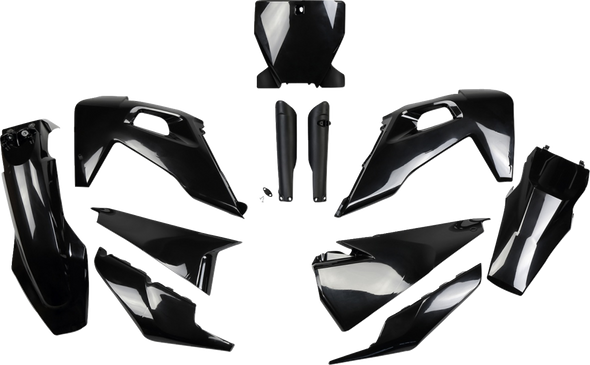 Ufo Body Kit Husqvarna Tc/Fc Black Hukit622F@001