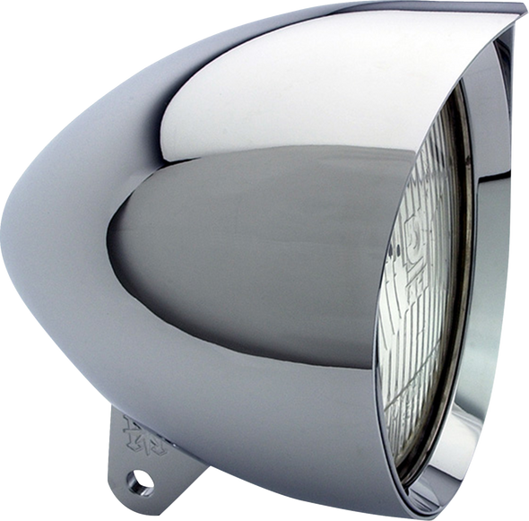 Headwinds Headlight Housing 4-1/2" Chrome Vampire Concours Bullet 1-4500Vca