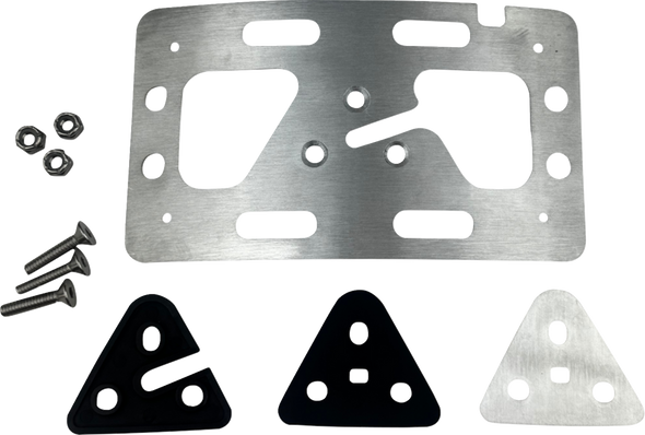 Custom Dynamics Mount Licencse Plate Tultra -Lite Low Profile Cd-Lwpm-Kit