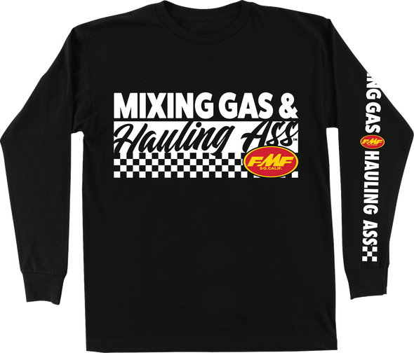 Fmf Tee Long Sleeve Mixin Black Lg Fa25119901Blklg