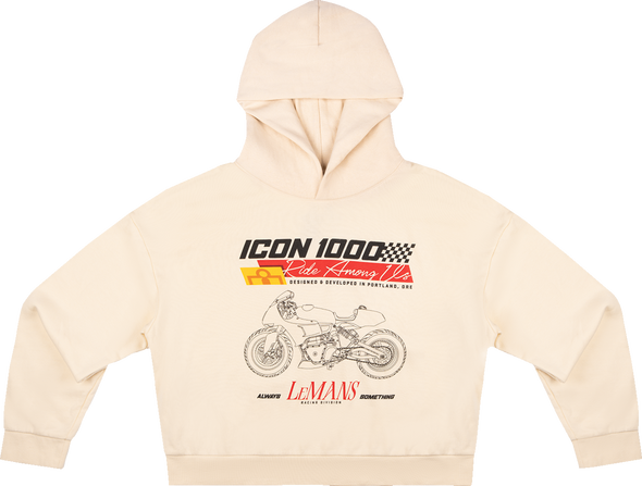 Icon Hoodie Wm Always Something Ivory 2X